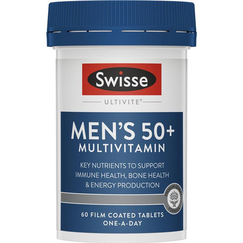 Swisse Mens Ultivite 50+ Years x 60 Tablets