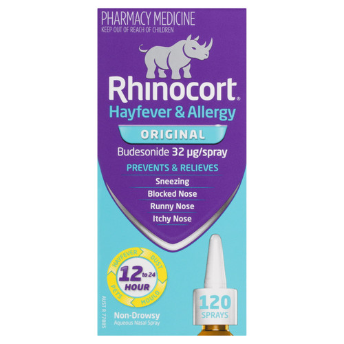 Rhinocort Hayfever 32mcg Nasal Spray 120 Doses