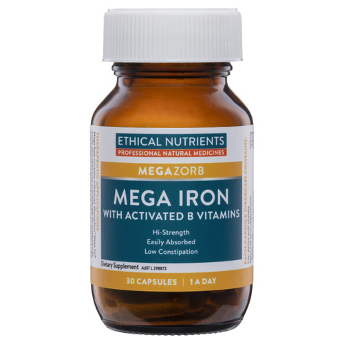 Ethical Nutrients Iron Max 30 VegeCapsules