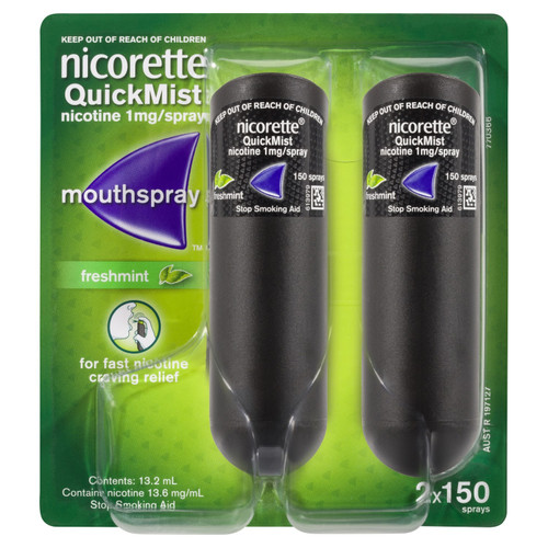 Nicorette QuickMist Mouth Spray Duo Pack
