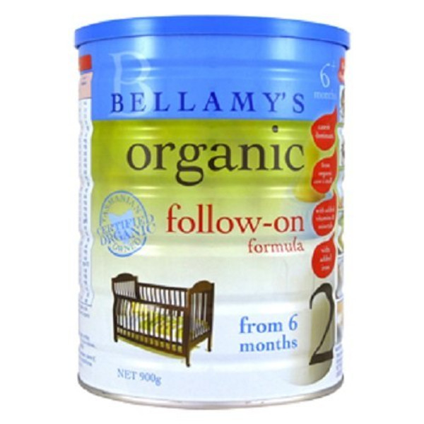 ミルク Bellamy's Organic Follow-On Formula 900g Bellamy's Organic Step 2 Follow On Formula 6 - 12 Months