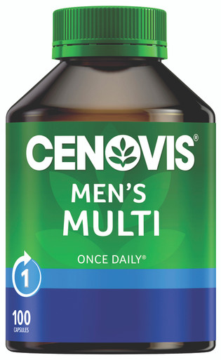 Cenovis Once Daily Mens Multi Vitamins 100 Capsules