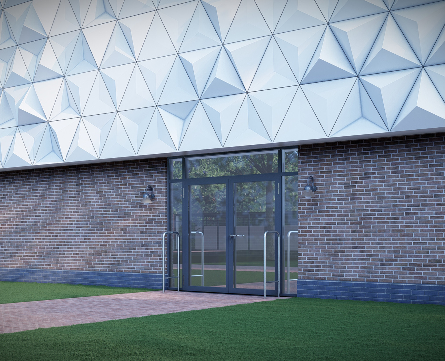 Stainless Steel Door Barrier with Integrated Buffer BOYCO