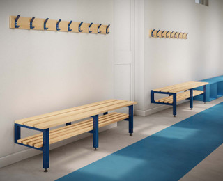 Changing Room Benches With Hooks | Cloakroom Benching by BOYCO Changing Room Benches With Hooks | Cloakroom Benching by BOYCO