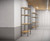 BOYCO 4 Tier Slatted Floor Fixed Shelving System in dark grey, 1000mm length x 400mm depth, featuring 20mm Prime American White Ash hardwood slatted shelves with hot-dip nylon-coated support legs, designed for durability and versatility in various environments.
