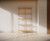BOYCO 5-tier wall and floor fixed shelving system in silver, measuring 1000 mm long by 400 mm deep, featuring five open shelves supported by vertical slats for versatile storage solutions.