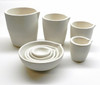 9 Melting Crucibles Cups & Dishes Ceramic Silica Melt Gold Silver Set 9 Sizes A1
