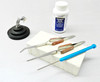 Jewelry Soldering Tools Set Magnesia Block Fiber Tweezers Pick Handy Flux Repair