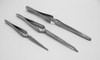 Cross Locking Soldering Self-Closing Straight, Bent and Blunt Tweezers Set 3