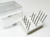 Jewelry Making Burs Fig 23 Cone Tapered Cross-Cut Jewelers Bur 12 Pcs Set 