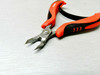 Mini Ergonomic Cutter Snip Nose Palm Held Pliers Flush Cut with Spring