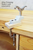 Mini Stake Anvil Holder Bench Top with Clamp Holder for Workbench