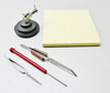 Jewelry Crafts Soldering Tools Kit Ceramic Solder Board Third Hand Pick Tweezers