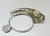 Metal Finger Ring Size Measuring Gauge Jewelry Making Tool Sizer 1-15 Graduated