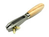 Hand Vise Holder Pin Vise Smooth Jaw Wood Handle Hard Steel Spring Back Jewelry