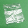 3" x 3" Clear Split Zip Seal Bags Compartment 2 Section with Center Split Per Pack of 100