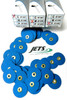 Zirconia Alumina Sanding Snap-On Brass Discs 7/8" 3 Grits 50ea Ikohe Blue Zircon 