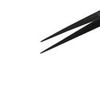 Diamond Locking Tweezers Grooved Large Black 