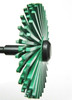 3M Radial Bristle Disc 3" 50 Grit Green with 1/4" Mandrel 2 Brushes & Arbor Set