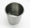 Bain Maries Stainless Steel Pot 2 Qt Capacity Beaker Kitchenware Container S.S.