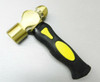 Ball Peen Stubby Brass & Steel Hammer Ergonomic Short Handle Metal Crafts 1Lb ea