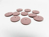 Jewelry Silicone Polishing Wheels Knife Edge Pink Extra Fine 7/8" EVE Pack of 10