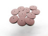 Jewelry Silicone Polishing Wheels Knife Edge Pink Extra Fine 7/8" EVE Pack of 10