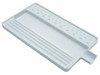 White Plastic Sorting Tray for Colored Stones Beads & Gems 3-3/4" x 7" Large