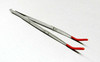 Tweezers Bent Tip Tweezer with Rubber Tips PVC Coated Jewelry Hobby Crafts Tools