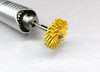 3M Radial Bristle Discs 3/4" Yellow bristle brush 80 Grit 6 discs Coarse Grade