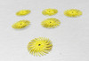 3M Radial Bristle Discs 3/4" Yellow bristle brush 80 Grit 6 discs Coarse Grade
