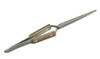 Titanium Tweezers with Fiber Grip and Cross Locking Straight Tip, 6-1/2" Inches by JTS