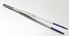 Tweezers Rubber PVC Coated Tips 10" Stainless Forceps Steam Ultrasonic Cleaning