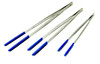 SET of 3 Steam Tweezers & Ultrasonic PVC Coated Tips Non Marring 8" 10" 12"