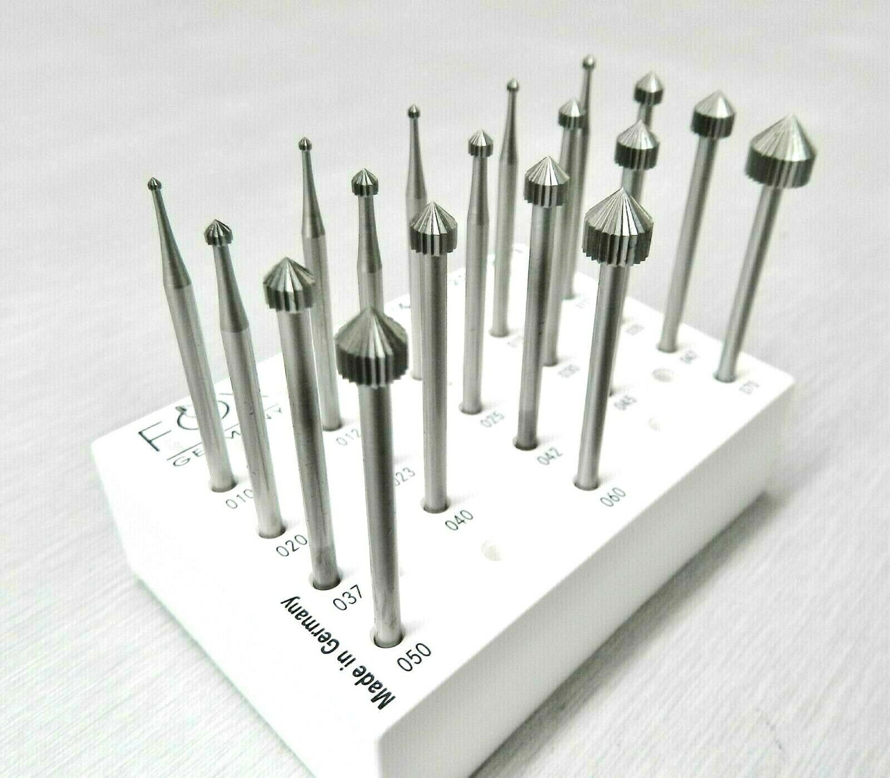 18 Pc Set Jewelry Making Stone Setting Burs Fig 413 Jewelers Setting