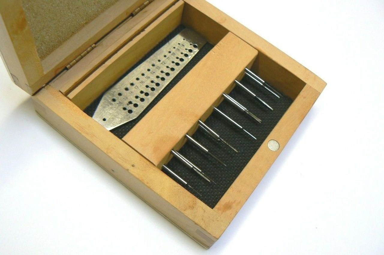 Mini Tap and Die Set 14 Taps Screwplate Micro Tool Jewelry Making & Watch Repair