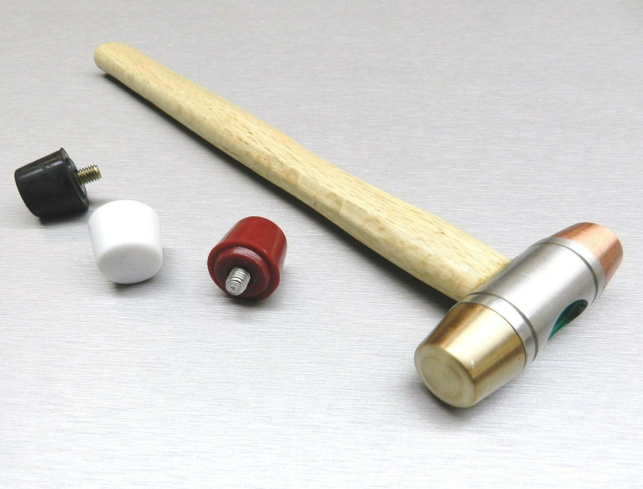 6PC Miniature Hammer Set 4 craft Hobby Jewellery Brass Steel Nylon HM018 412 