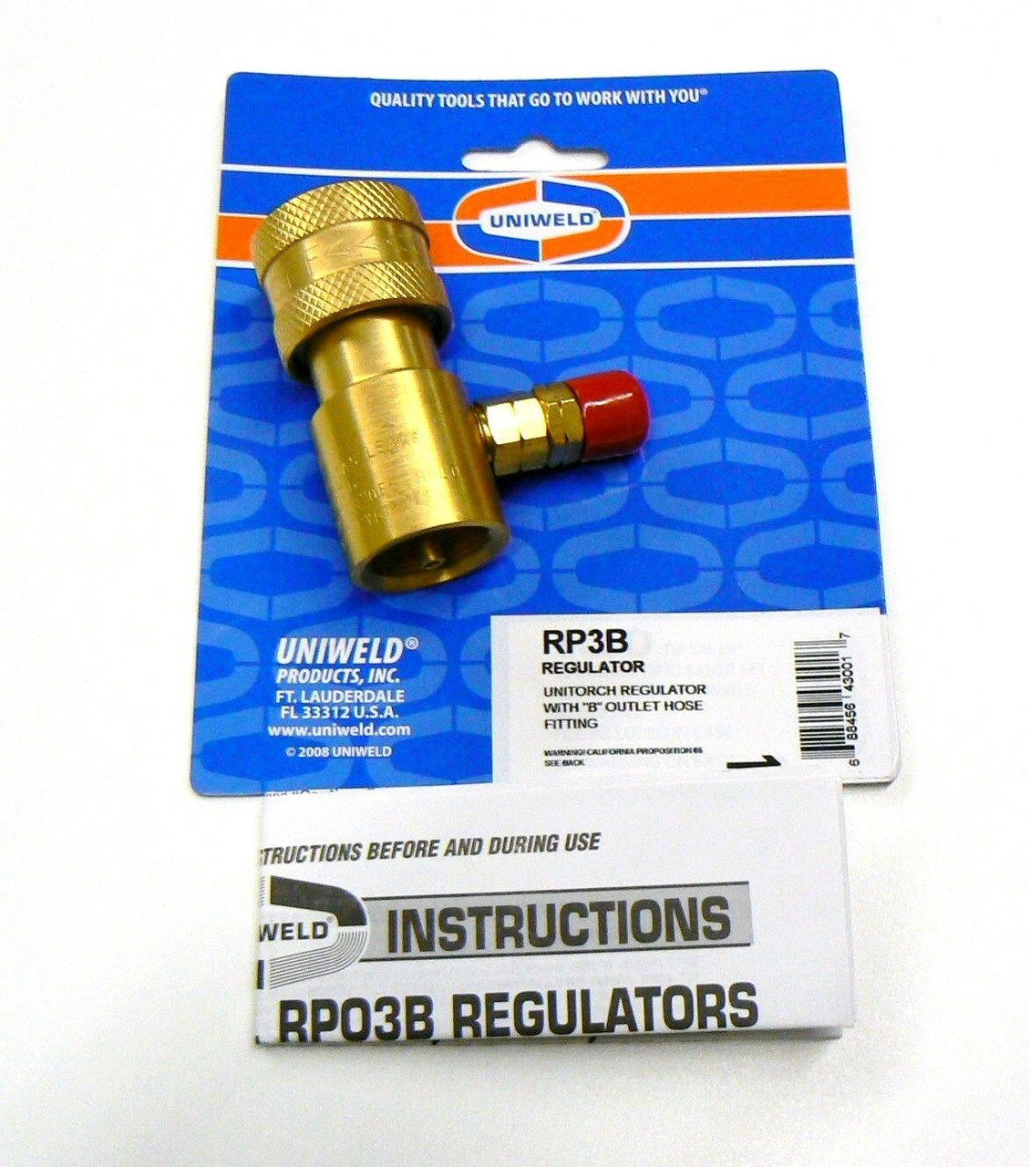 Artorch Uniweld Complete Set Torch 5-Tips & Preset Regulators Soldering Kit