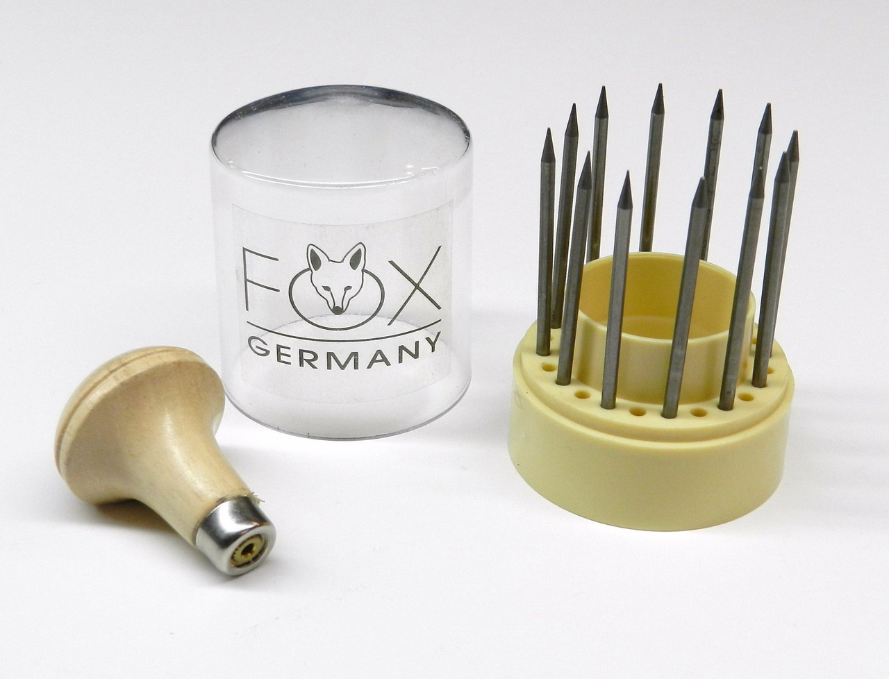 Diamond Stone Setting Beading Tools Jewelry Making 12Pc Set Fox Germany Beaders