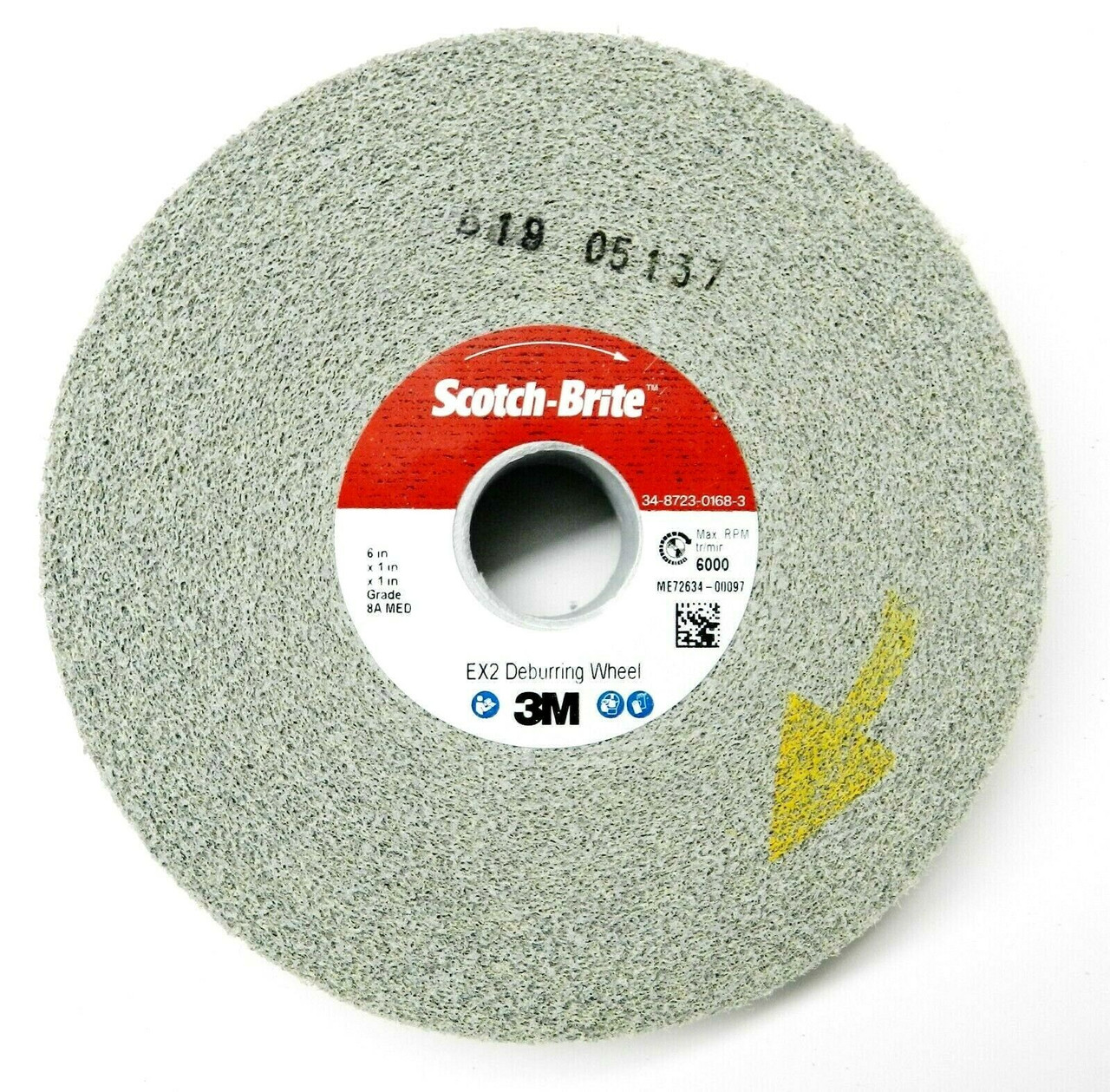 3M Scotch-Brite™ EX2 Deburring Wheel Convolute Aluminum