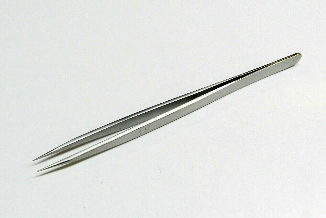 NINESTEPS Angled Fine Tip Stainless Steel Tweezer – Ninesteps