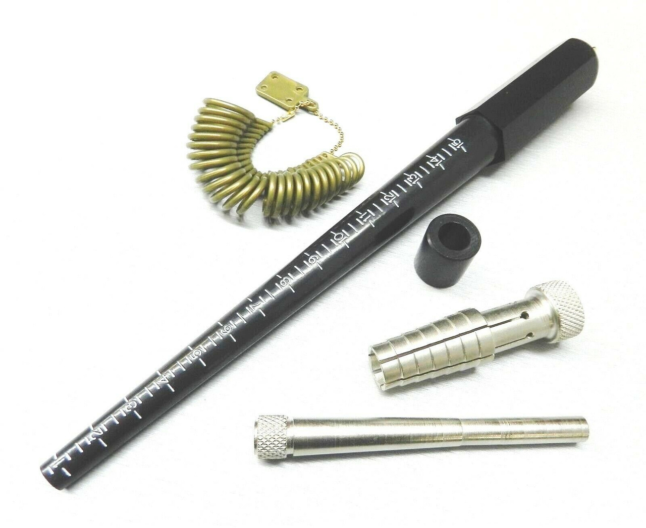 Ring Size Measuring Stretching Set Rathburn Stretcher Enlarger + Stick & Sizer