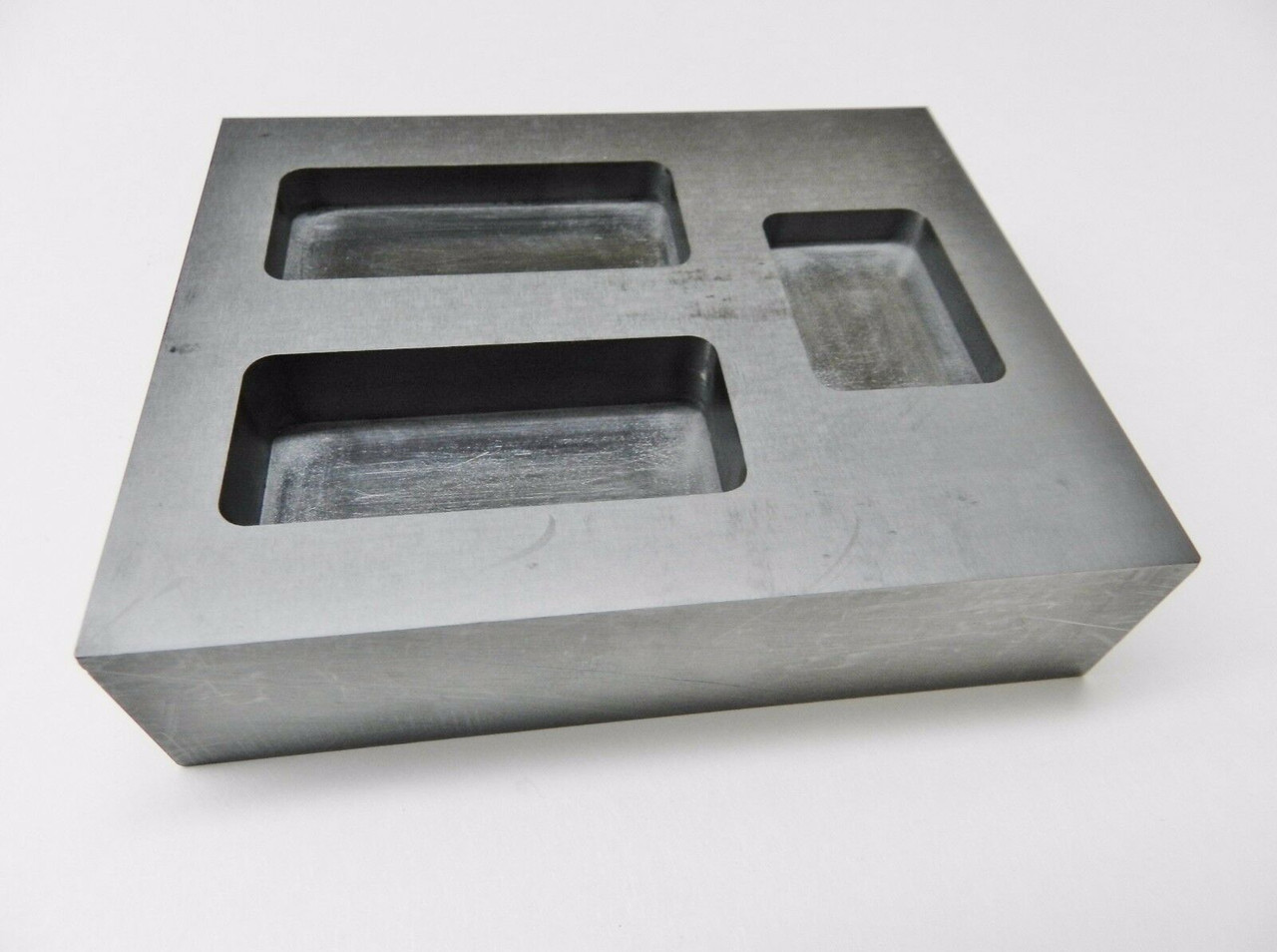 GRAPHITE INGOT MOLD 200 Oz OUNCES GOLD SILVER LOAF BAR SCRAP EXTRA LARGE MELT | UK