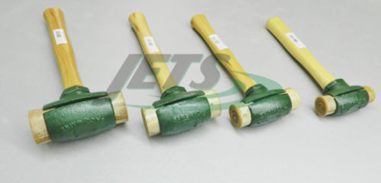 Rawhide Mallet Garland Split Head Hammers Set of 4 Sizes Mallets for Shop Work