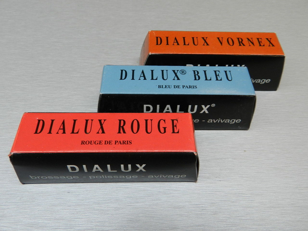 Jewelers Rouge Polishing Compound Cut and Polish Aemo Gold Dialux Red Blue Orange