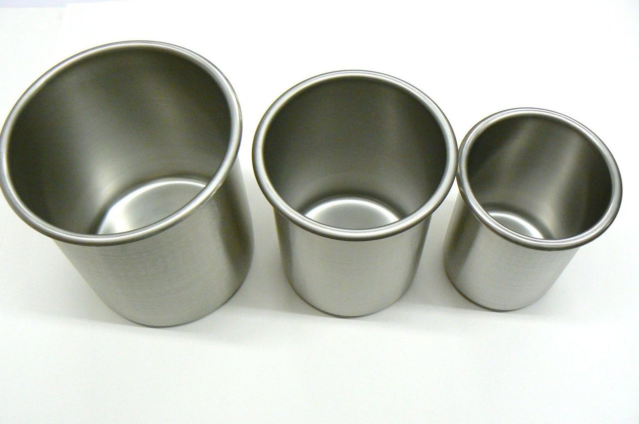 Beaker Stainless Steel Pot 1-1/4 Qt Bain Marie Plating Stainless Steel Pot