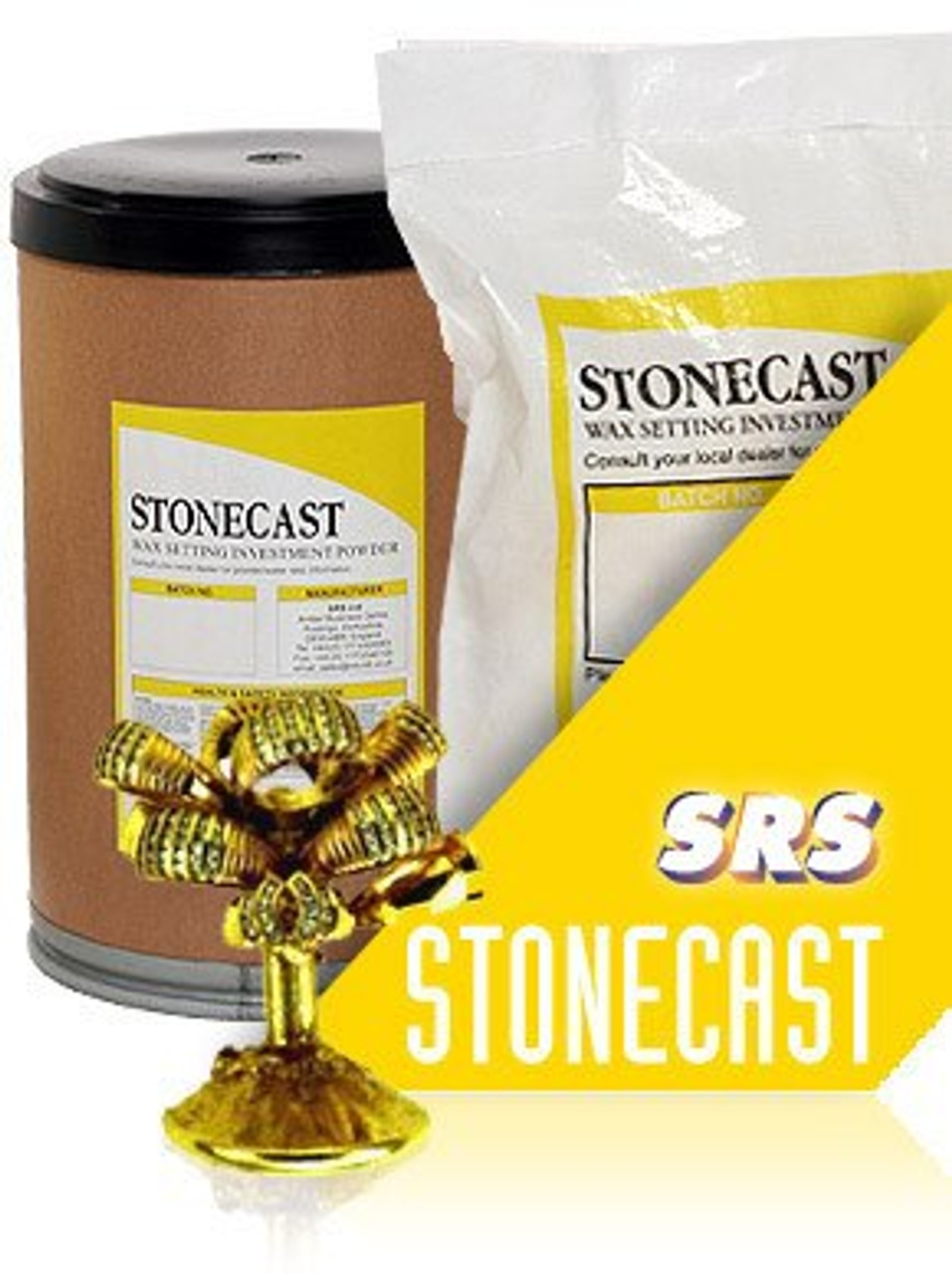 Jewelry Casting Investment Powder for Stone in Place Lost Wax Stone-Cast 5 Lb