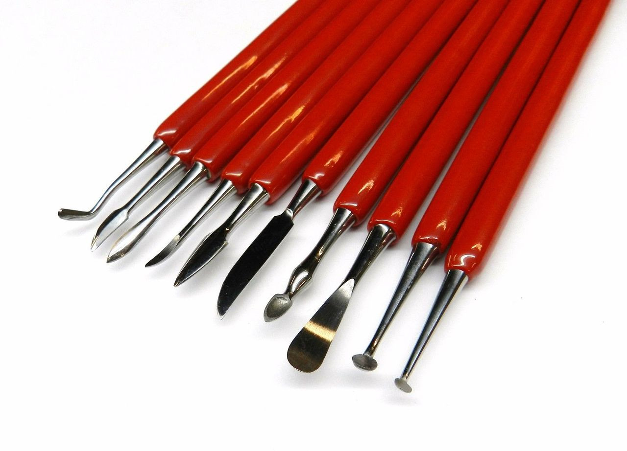 Wax Carving Tools Metal Art Clay Model Sculpting Wax Carver Set of