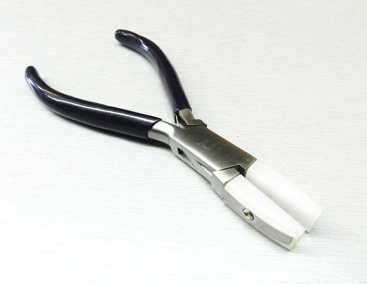 Flat Nose Pliers Nylon Jaws Wide Tips Wire Wrapping Jewelry