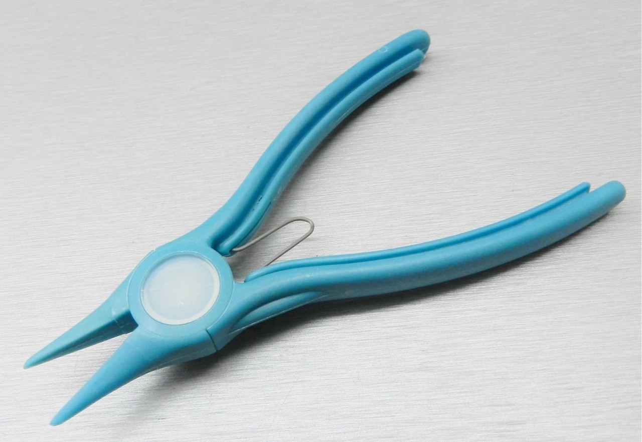 Jewelry Chain Nose Pliers – IV Non-Marring Nylon Jaws, All Plastic Design for Beading, Wire Wrapping, and Crafting, Stone Setters, Electronics repairs, Jewelry Wire and Bead work, Hobbies and Crafts